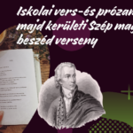Iskolai vers-és prózamondó majd kerületi Szép magyar beszéd verseny