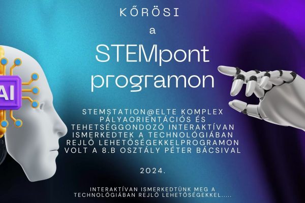 IX. Kerületi Kőrösi Csoma Sándor Kéttannyelvű Általános Iskola 8. a osztályával